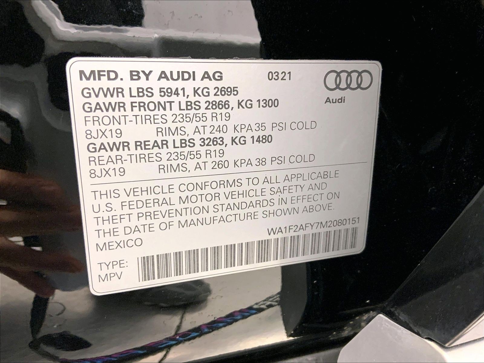 Certified 2021 Audi Q5 e Prestige w/ Prestige Package AWD/4WD image 31