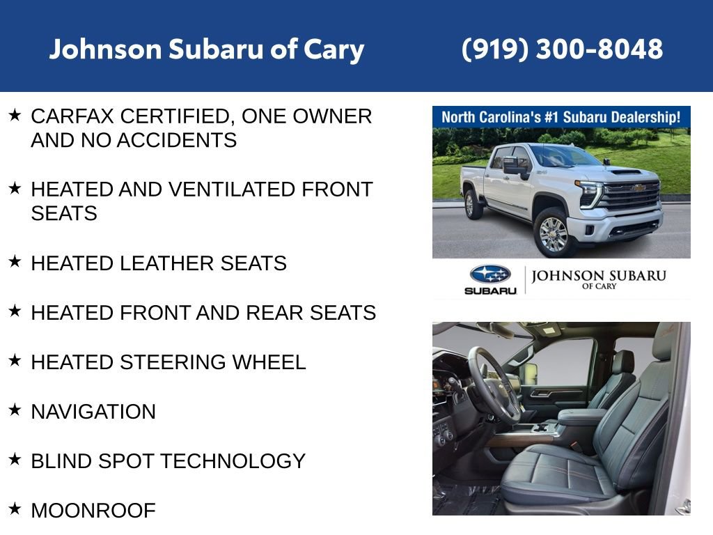 Used 2025 Chevrolet Silverado 2500 High Country w/ Technology Package image 6