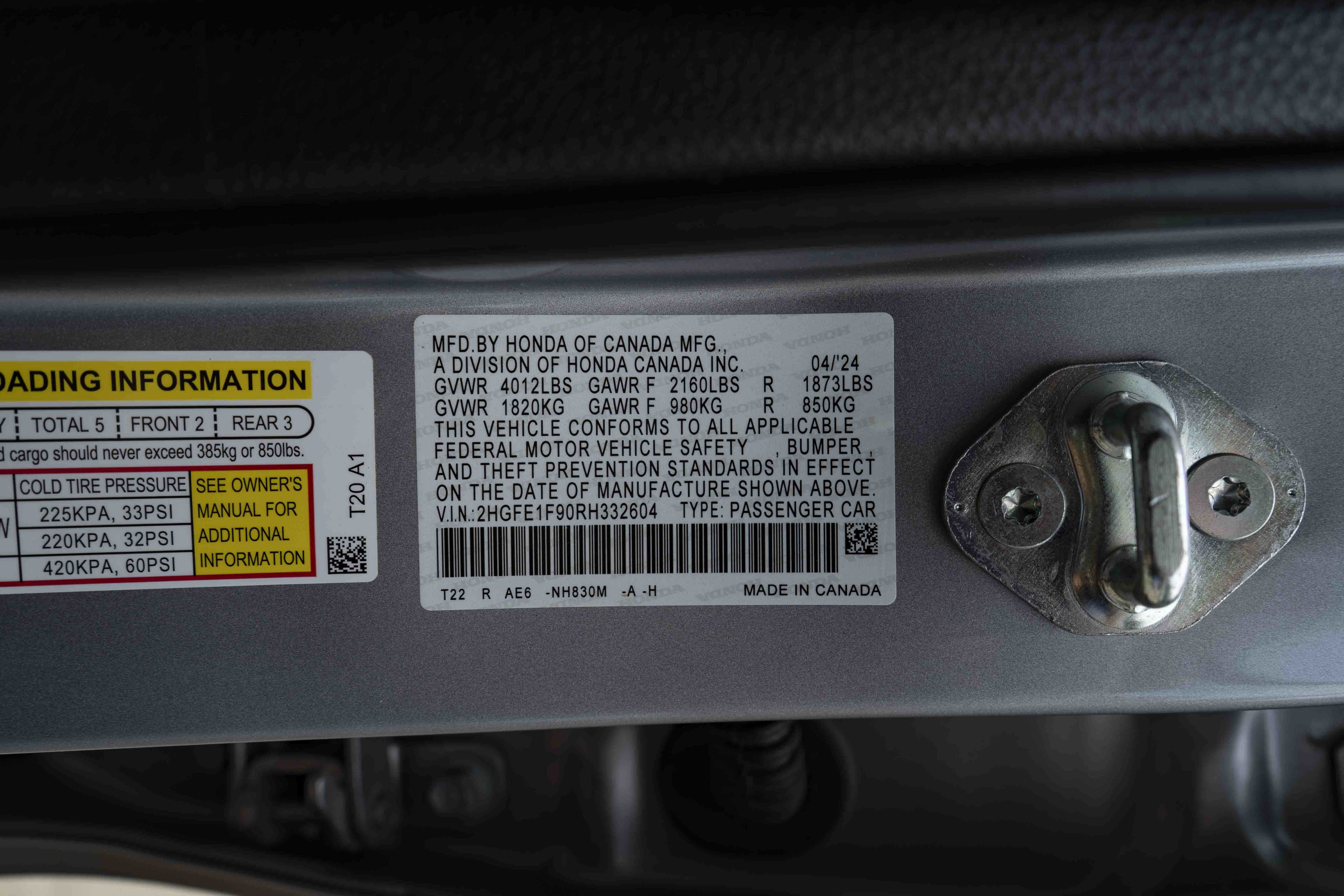 Certified 2024 Honda Civic Touring image 47