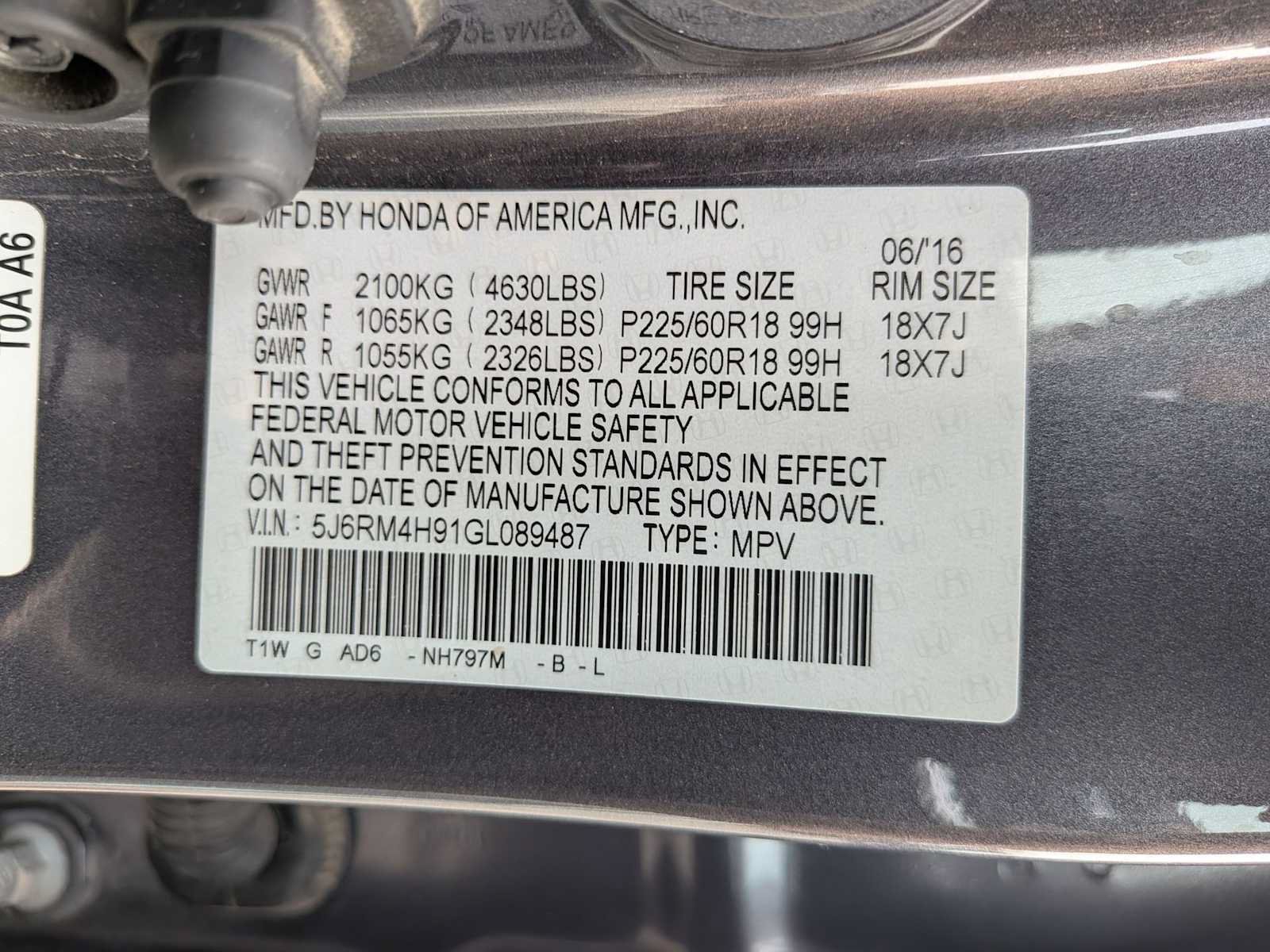 Used 2016 Honda CR-V Touring image 38