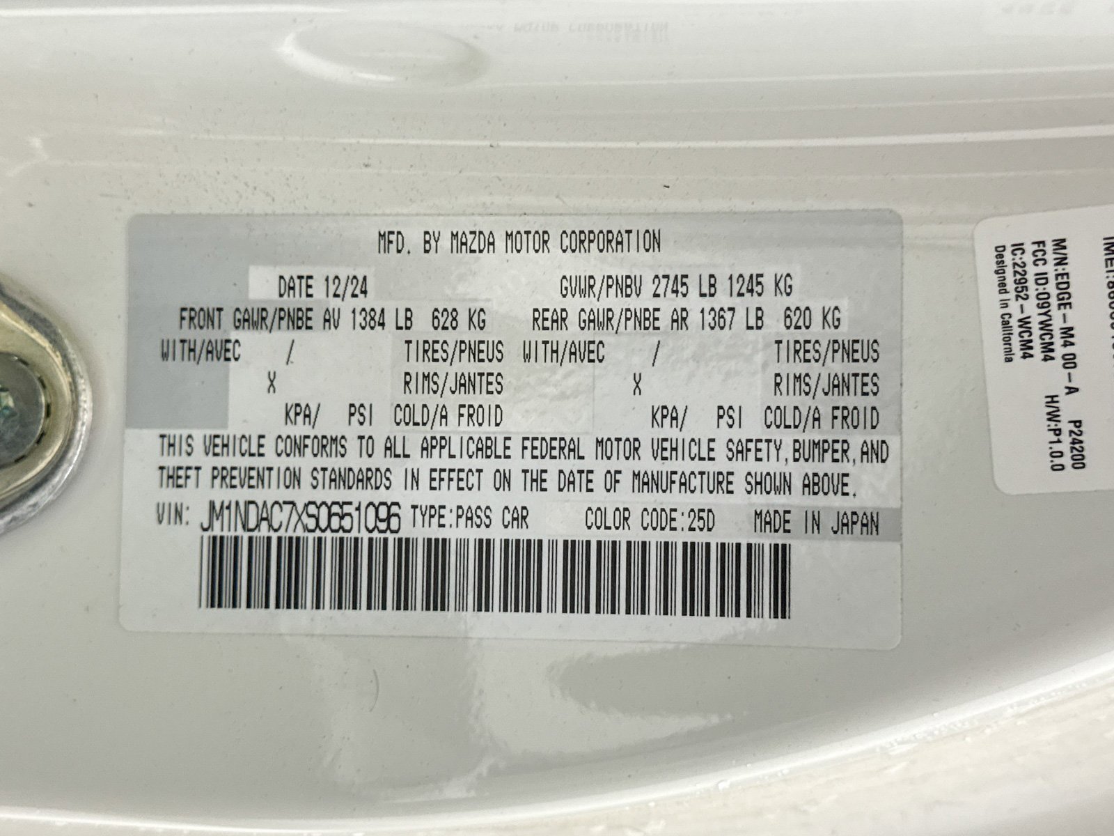 Used 2025 MAZDA MX-5 Miata Club image 30