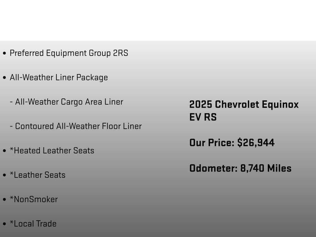 Certified 2025 Chevrolet Equinox EV RS image 7