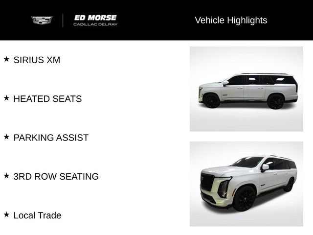 Used 2025 Cadillac Escalade ESV V w/ LPO, ONYX Package image 25