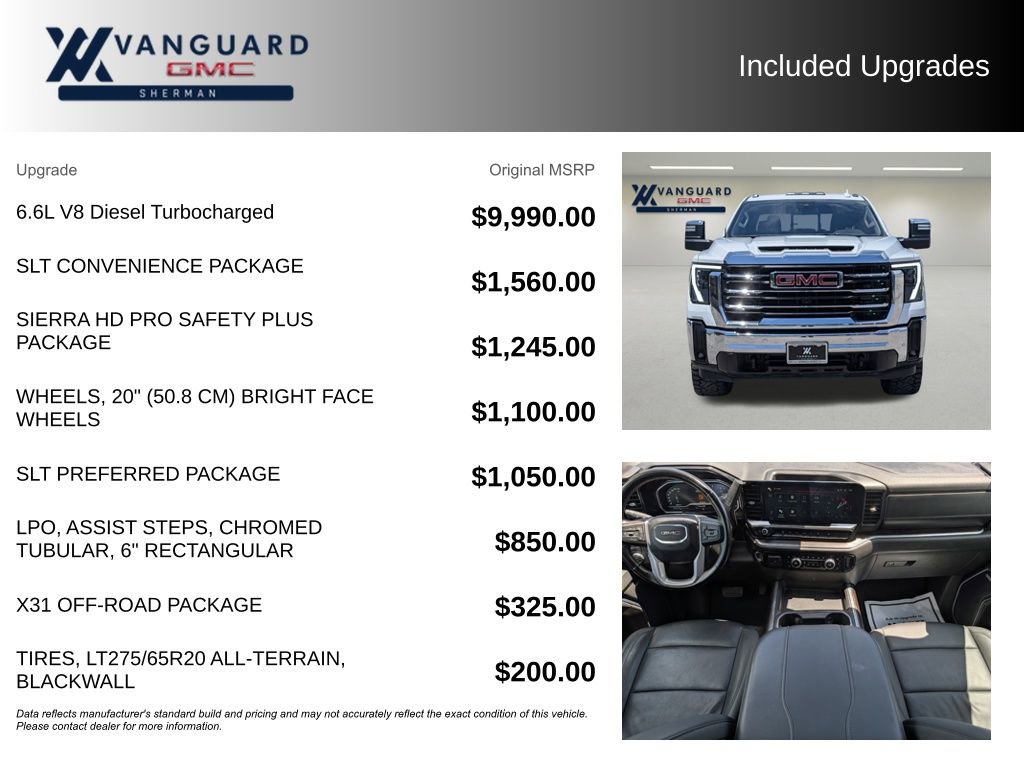 Used 2025 GMC Sierra 2500 SLT w/ SLT Convenience Package AWD/4WD image 9