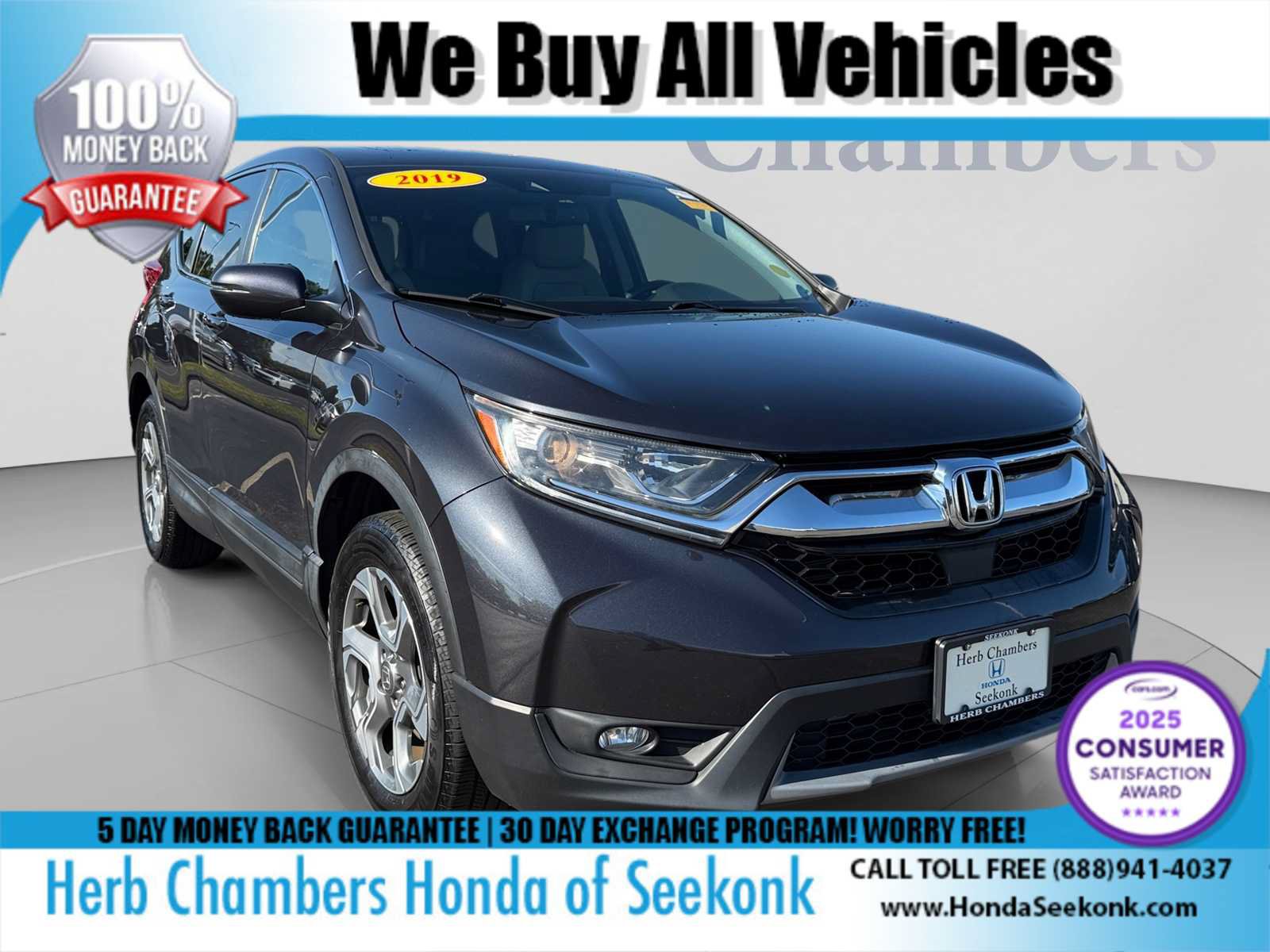Used 2019 Honda CR-V EX-L