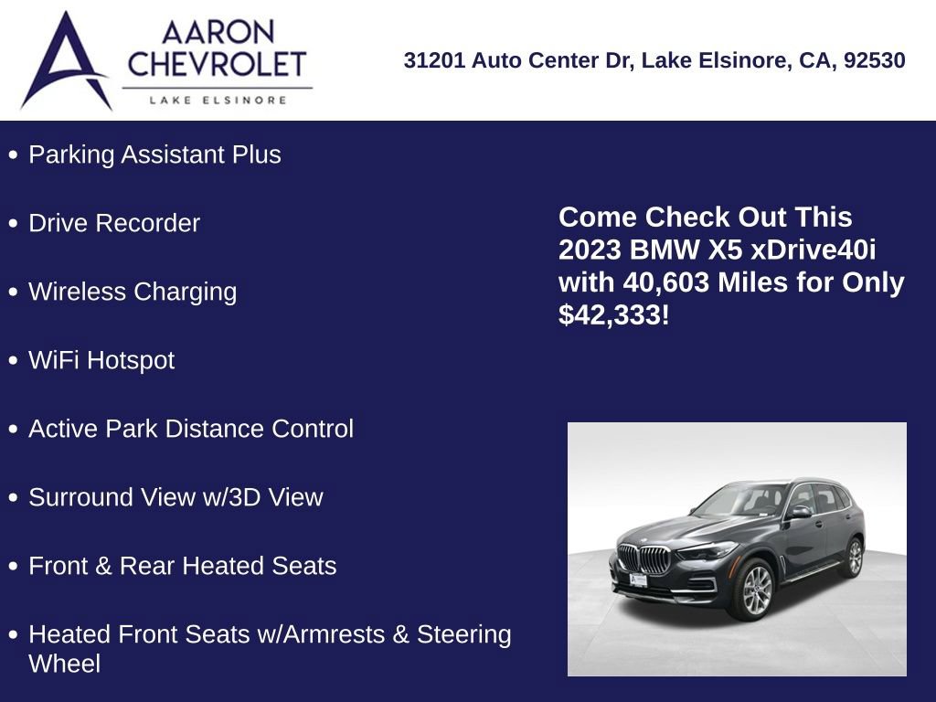 Used 2023 BMW X5 xDrive40i AWD/4WD image 15