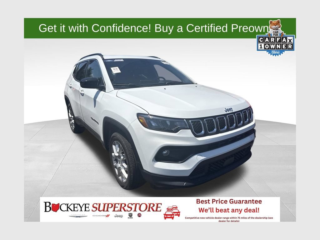 Used 2023 Jeep Compass Latitude w/ Sun and Sound Group AWD/4WD image 1