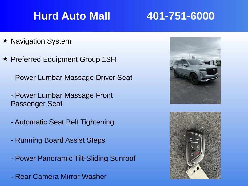 Used 2023 Cadillac Escalade Sport Platinum w/ LPO, ONYX Package image 6