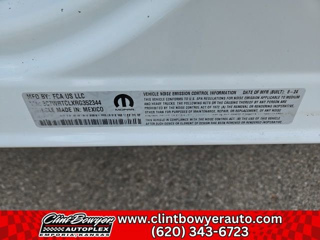 Used 2024 RAM 3500 SLT w/ Quick Order Package 2YG SLT image 23