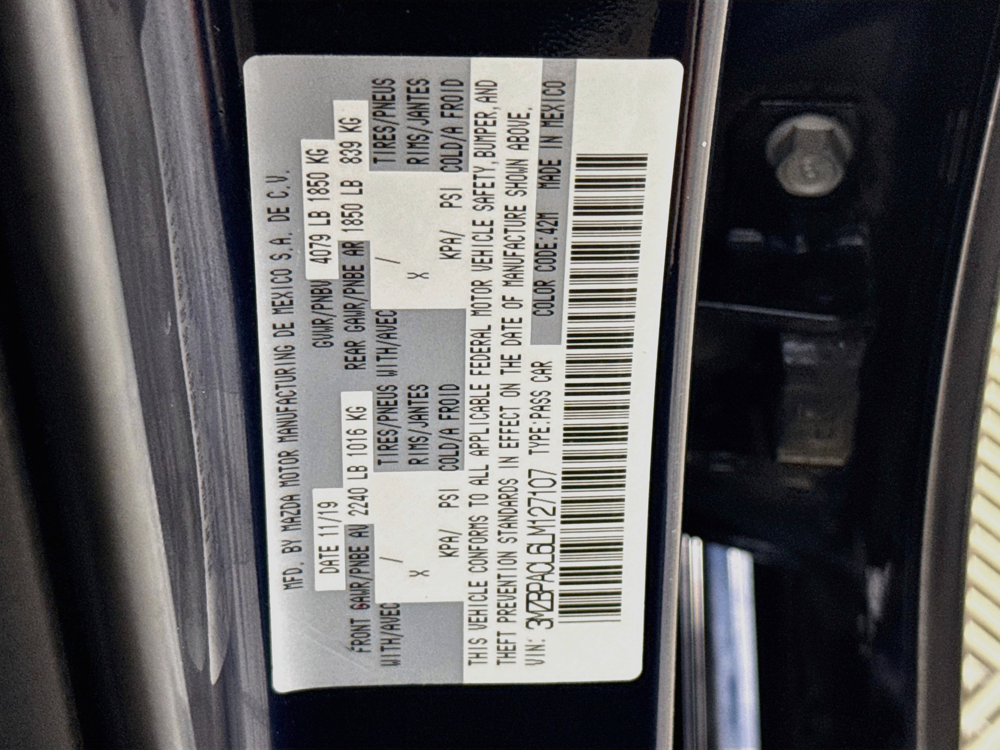 Used 2020 MAZDA MAZDA3 Sedan w/ Select Package FWD image 40