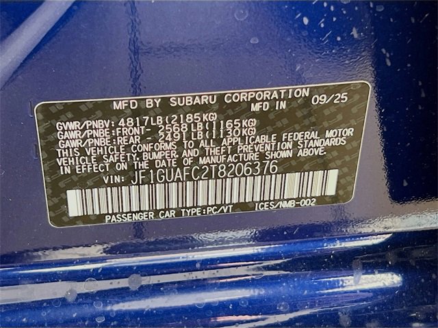 New 2026 Subaru Impreza 2.0i Sport image 33