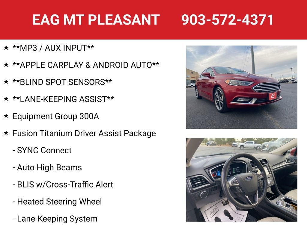 Used 2018 Ford Fusion Titanium image 8