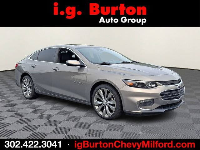 Certified 2018 Chevrolet Malibu Premier w/ Premier Sun and Wheel Package