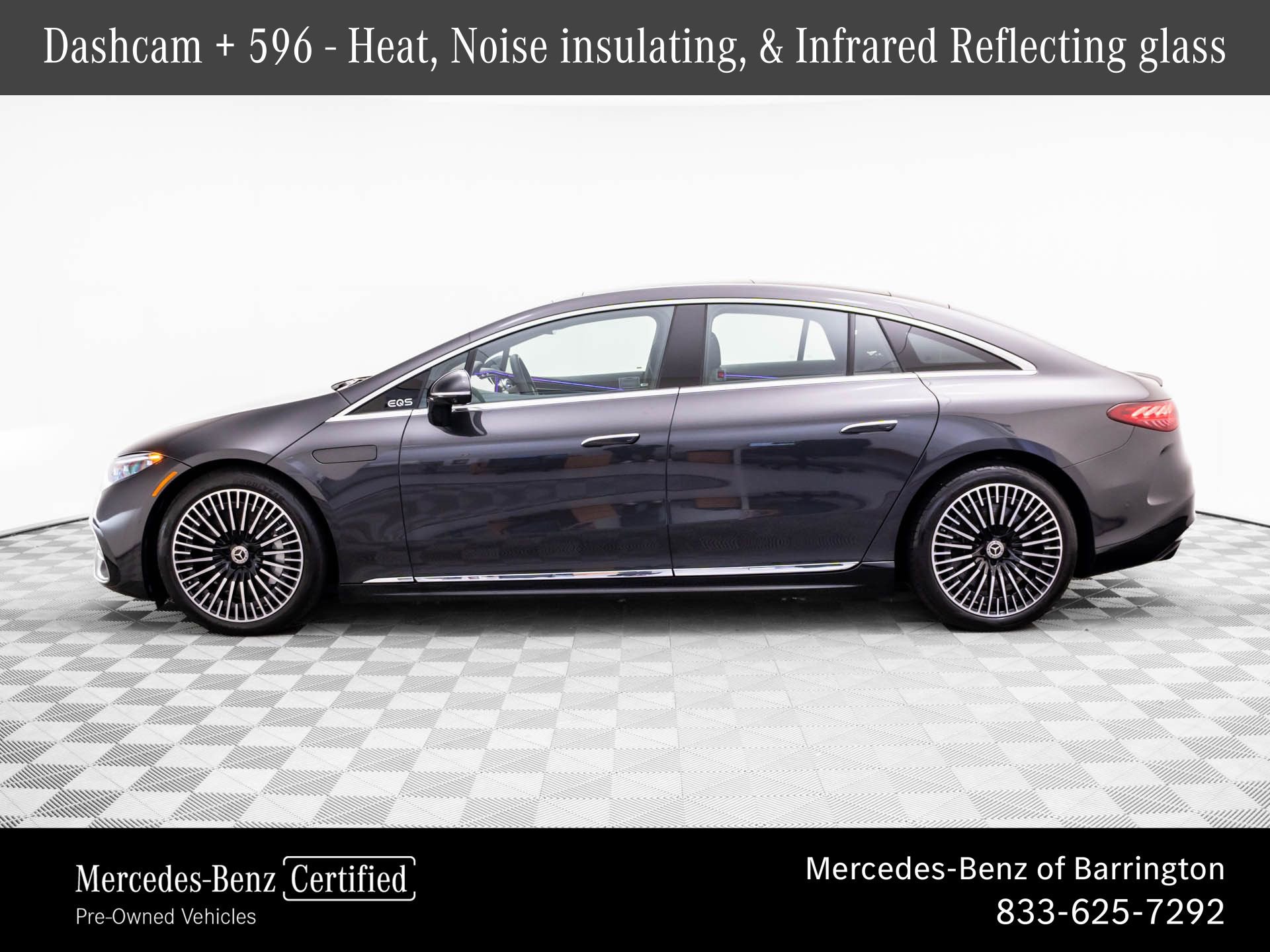 Certified 2023 Mercedes-Benz EQS 580 4MATIC Sedan image 2