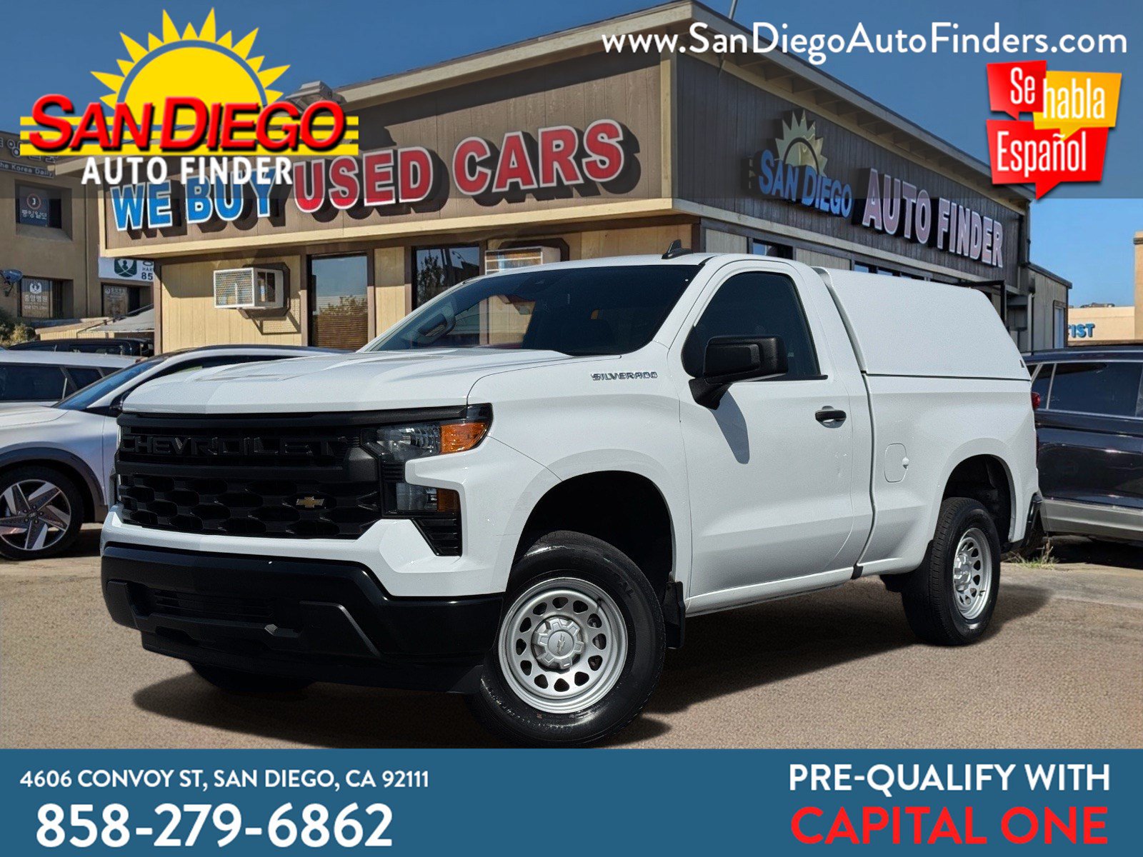 Used 2023 Chevrolet Silverado 1500 W/T RWD image 1