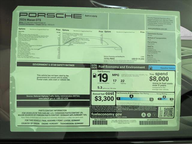 New 2026 Porsche Macan GTS image 18