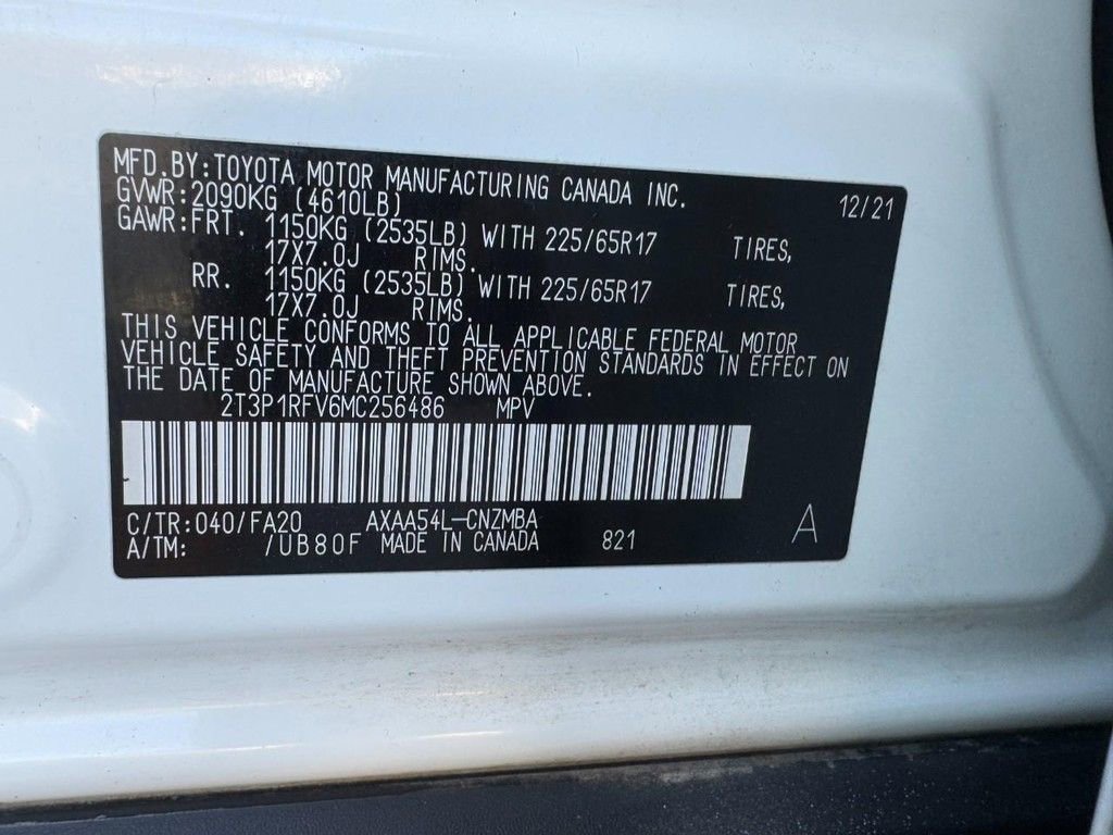 Certified 2021 Toyota RAV4 XLE w/ Carpet Mat Package (TMS) image 25