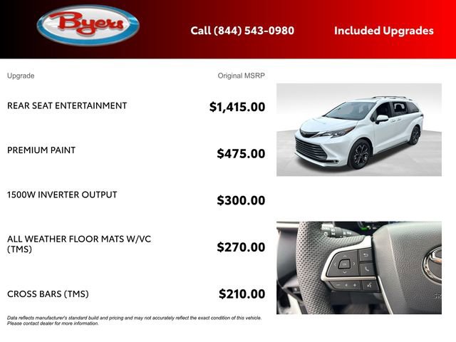 New 2026 Toyota Sienna Platinum image 5