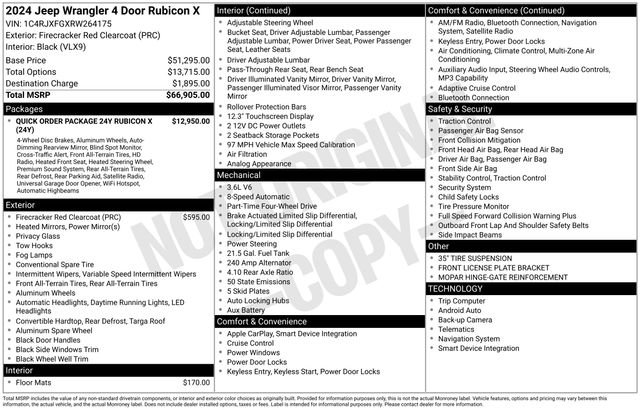 Used 2024 Jeep Wrangler Unlimited Rubicon image 24