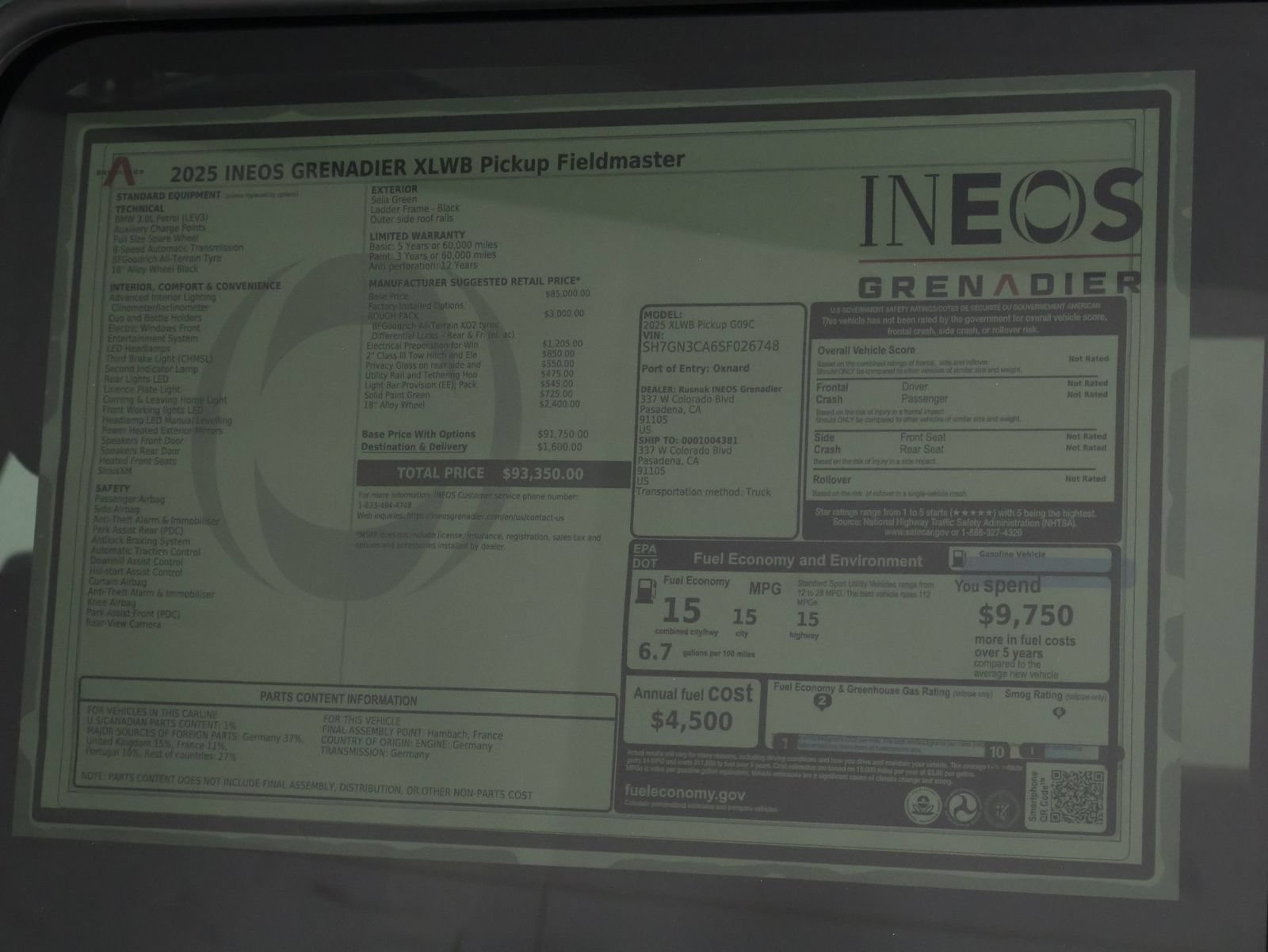 New 2025 INEOS Grenadier Quartermaster AWD/4WD image 23