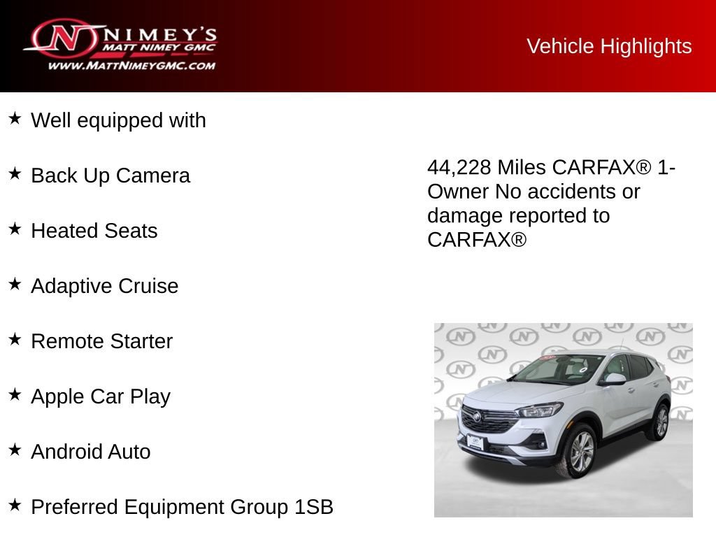 Used 2020 Buick Encore GX Preferred w/ Cold Weather Comfort Package AWD/4WD image 5
