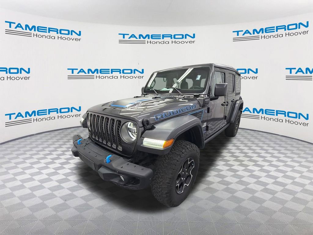 Used 2021 Jeep Wrangler Unlimited Rubicon 4xe w/ Steel Bumper Group image 1