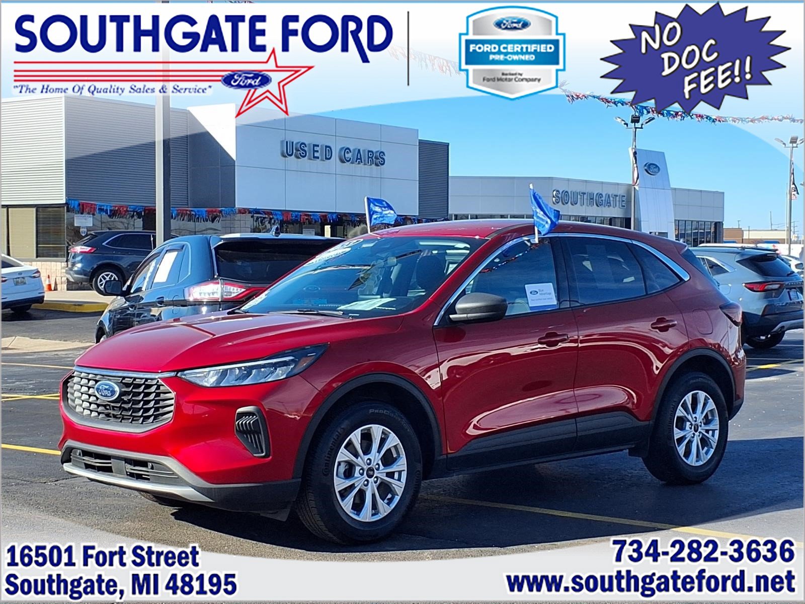 Certified 2023 Ford Escape Active