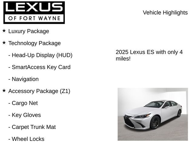 New 2025 Lexus ES 300h w/ Luxury Package image 8