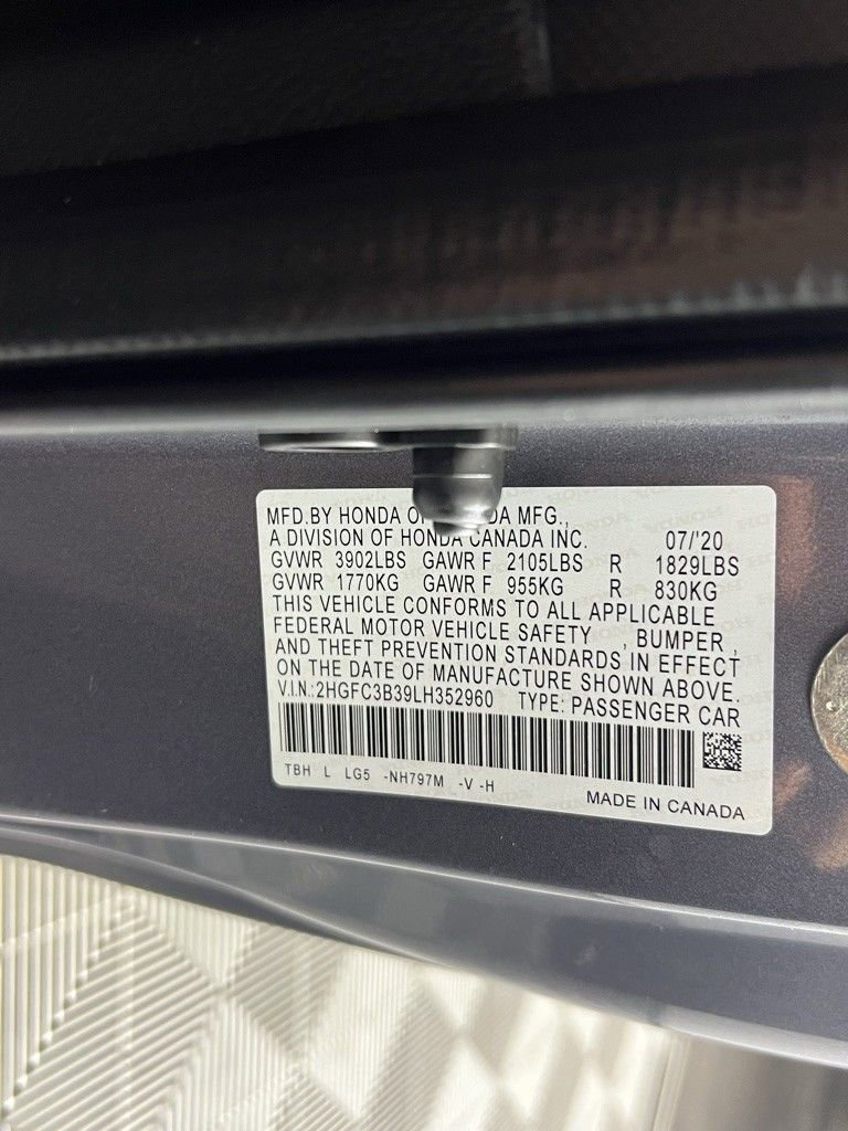 Used 2020 Honda Civic EX image 28