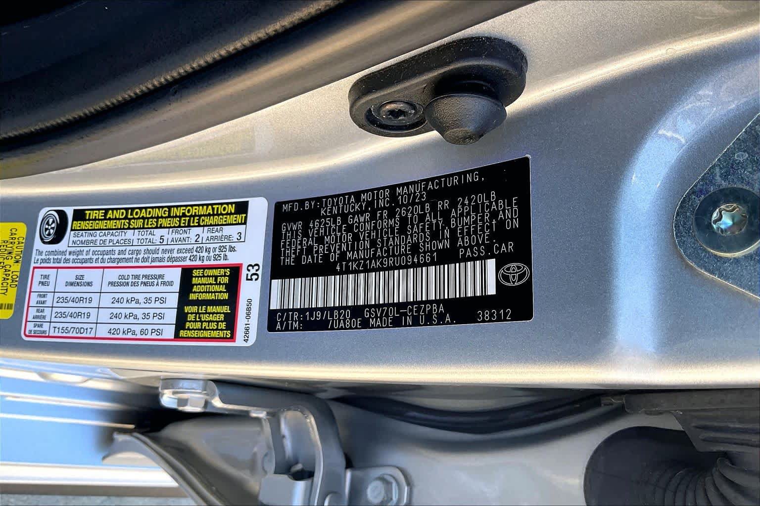 Used 2024 Toyota Camry XSE w/ Navigation Package FWD image 37