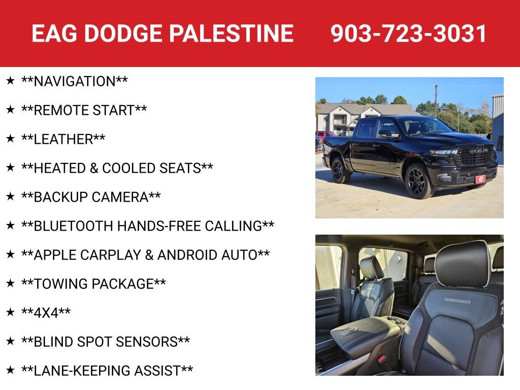 Used 2026 RAM 1500 Laramie w/ Night Edition AWD/4WD image 4