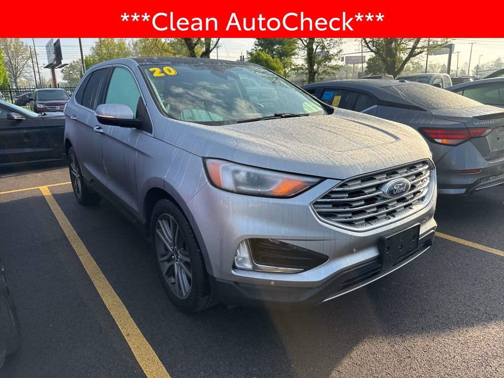Used 2020 Ford Edge Titanium w/ Class II Trailer Tow Package AWD/4WD image 3
