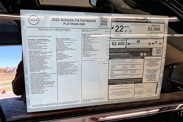 New 2025 Nissan Pathfinder Platinum image 39