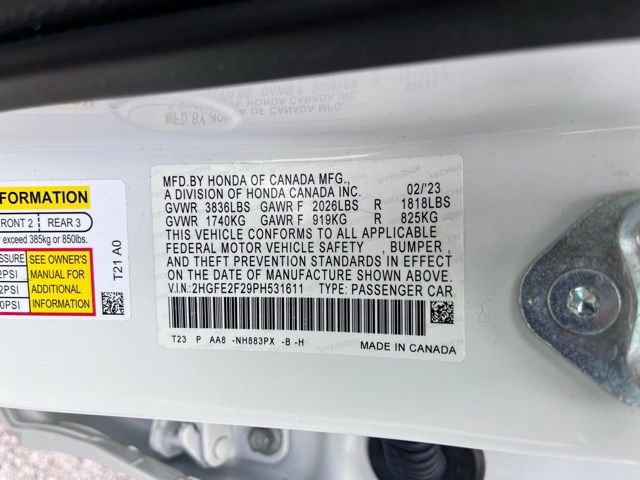 Used 2023 Honda Civic LX image 14