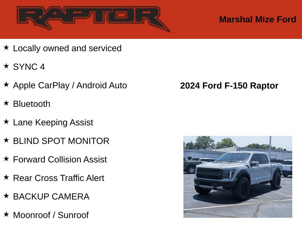 Used 2024 Ford F150 Raptor AWD/4WD image 2