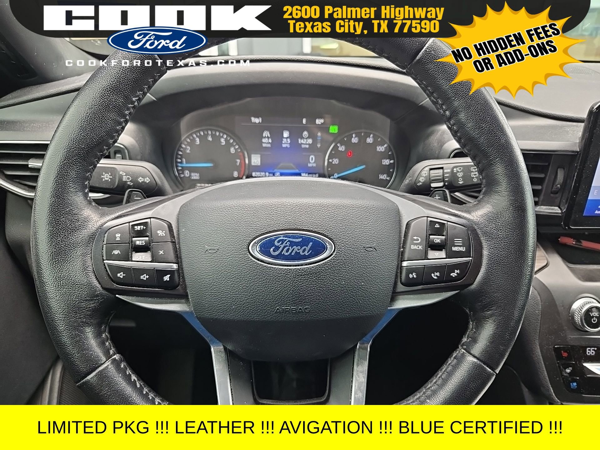 Used 2020 Ford Explorer Limited w/ Class III Trailer Tow Package image 7