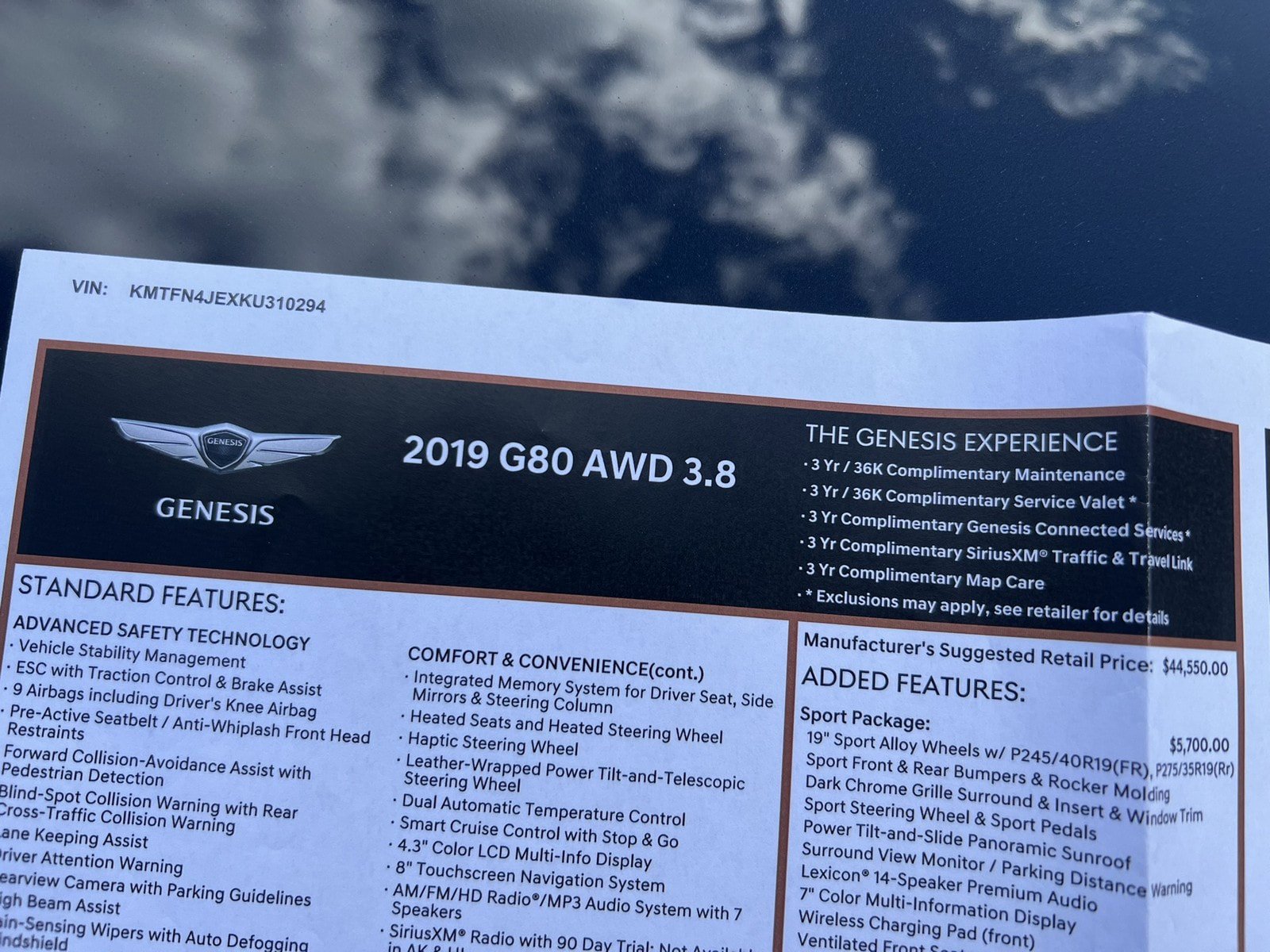 Used 2019 Genesis G80 3.8 w/ Sport Package 02 AWD/4WD image 86