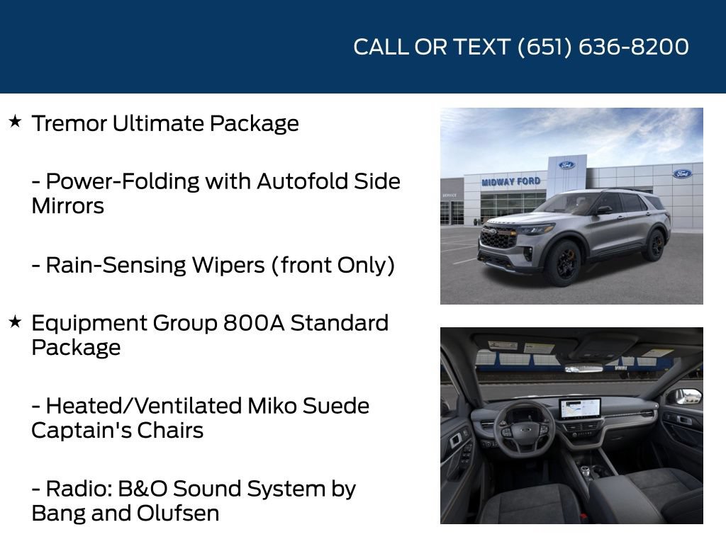 New 2026 Ford Explorer Tremor w/ Tremor Ultimate Package AWD/4WD image 10