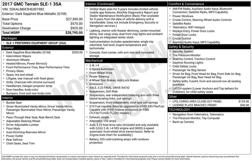 Used 2017 GMC Terrain SLE image 26