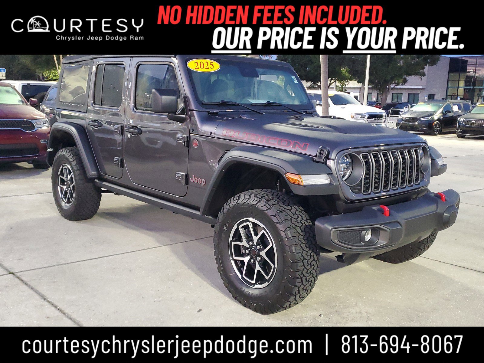 Certified 2025 Jeep Wrangler Unlimited Rubicon w/ Technology Group