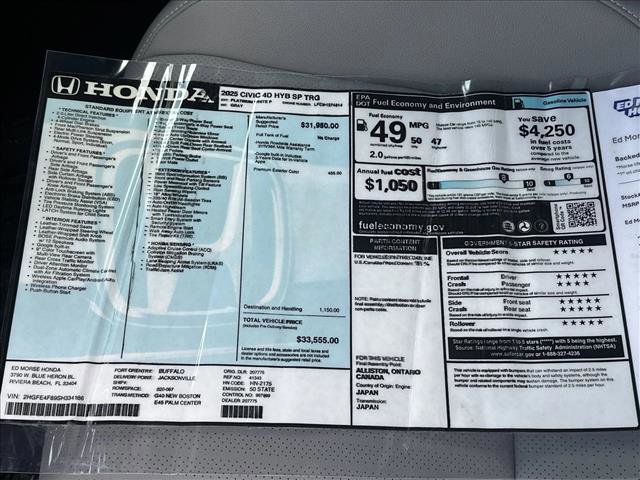New 2025 Honda Civic Sport Touring image 18