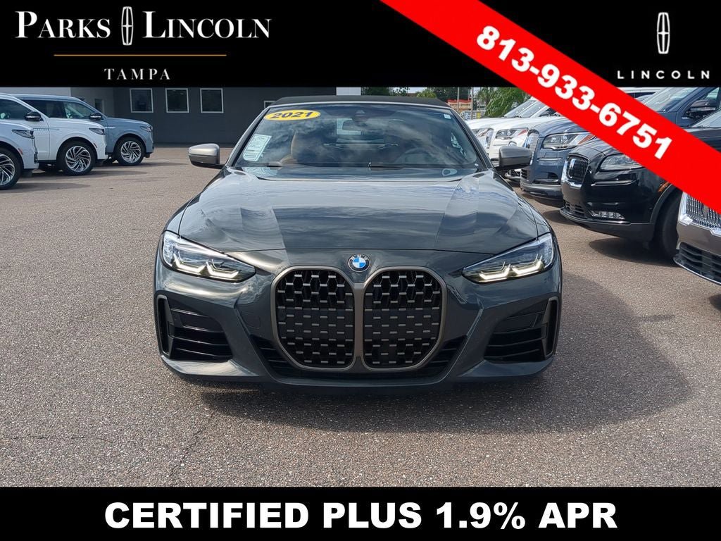 Used 2021 BMW M440i Convertible w/ Premium Package RWD image 2