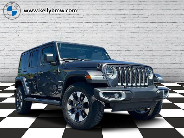 Used 2022 Jeep Wrangler Unlimited Sahara w/ LED Lighting Group AWD/4WD image 1