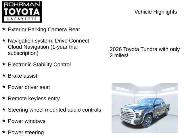 New 2026 Toyota Tundra Limited AWD/4WD image 7