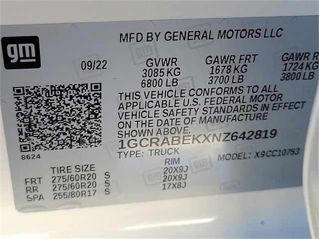 Certified 2022 Chevrolet Silverado 1500 Custom image 21