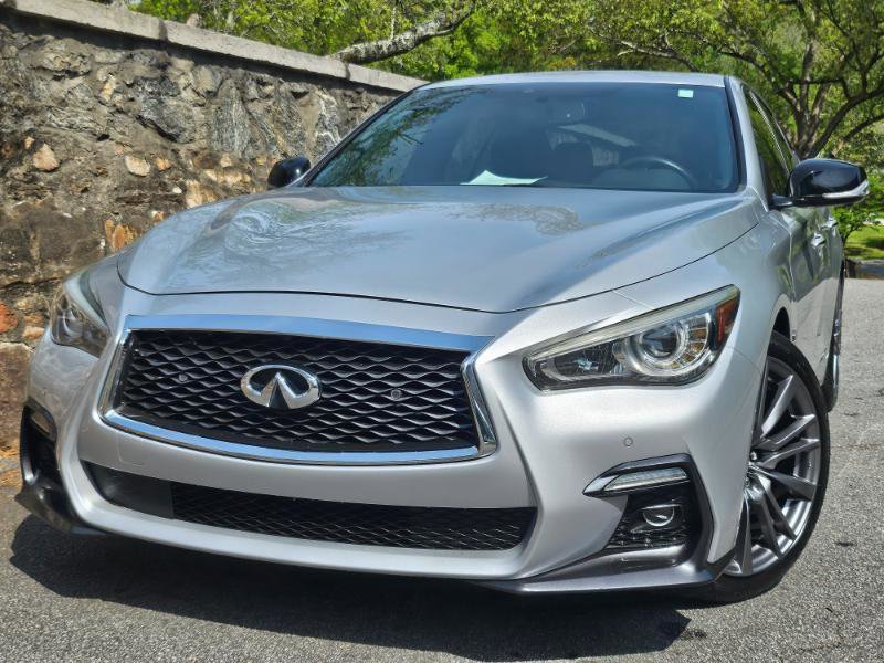 Used 2018 INFINITI Q50 Red Sport 400 w/ Cargo Package (L95) image 77