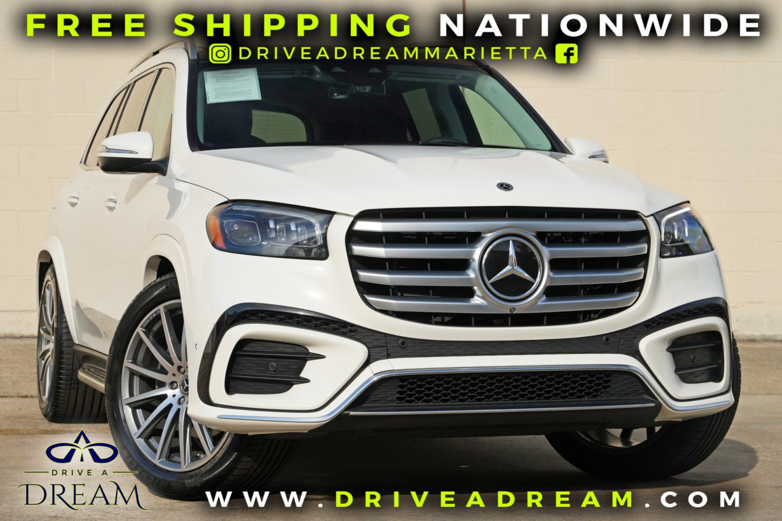 Used 2024 Mercedes-Benz GLS 450 4MATIC w/ AMG Line Exterior image 2