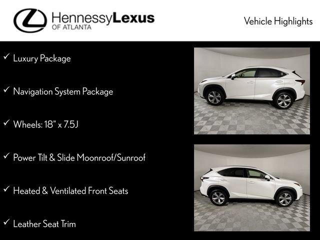 Used 2017 Lexus NX 200t FWD w/ Luxury Package image 11
