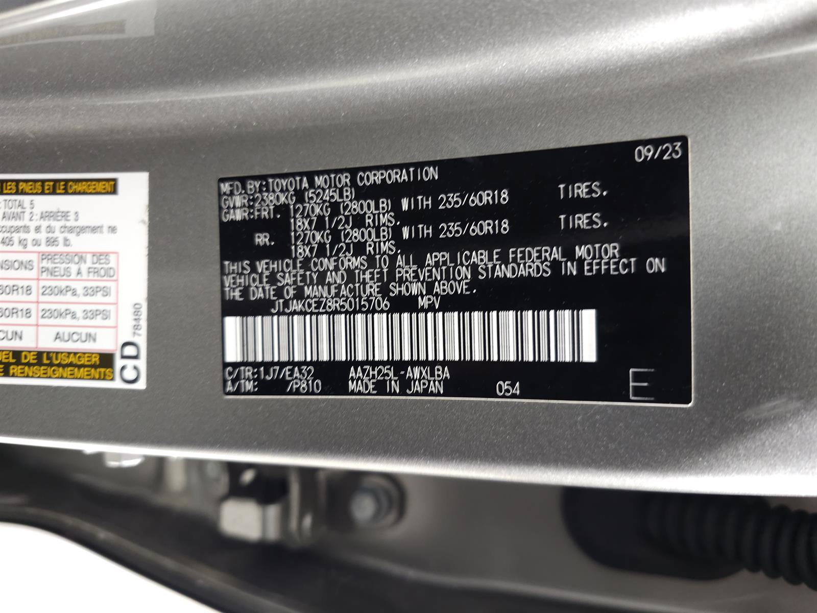 Certified 2024 Lexus NX 350h AWD 4dr Crossover w/ Cold Area Package image 31