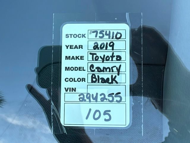 Used 2019 Toyota Camry XSE FWD image 36